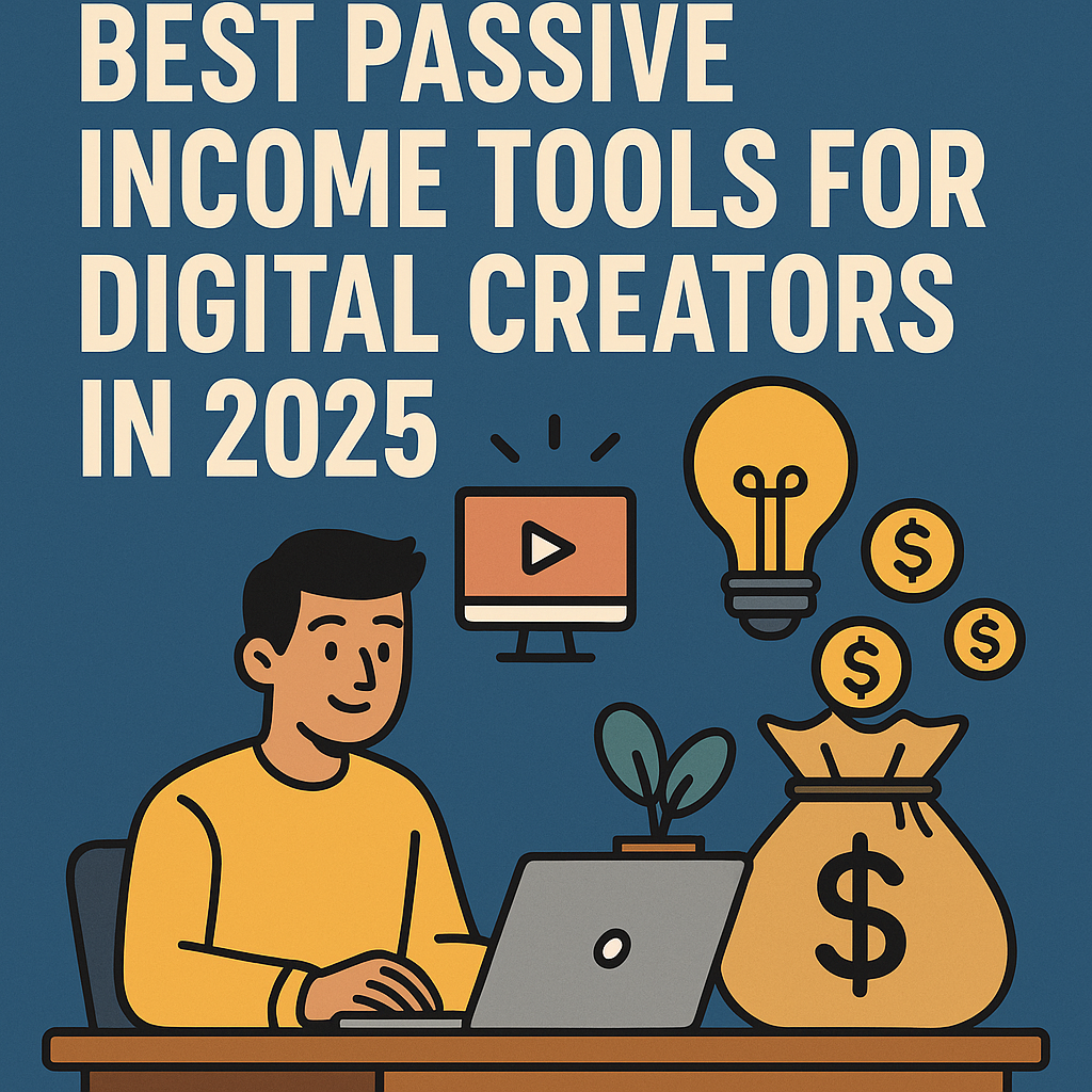Best Passive Income Tools for Digital Creators in 2025